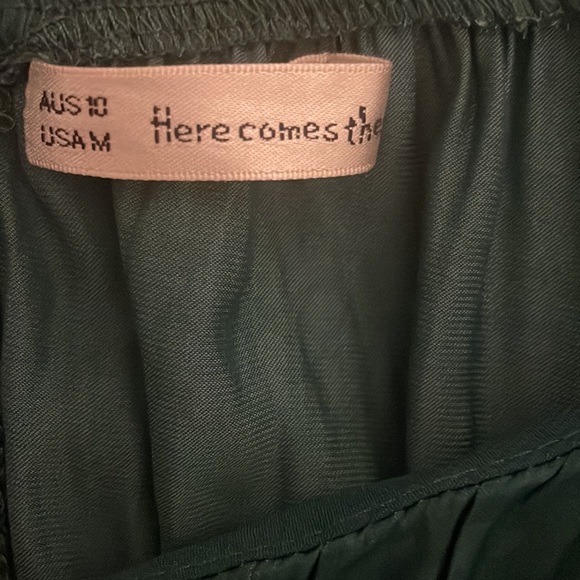 Hello Molly Sirens Calling Romper in Forest Green, Size M - Picture 5 of 7